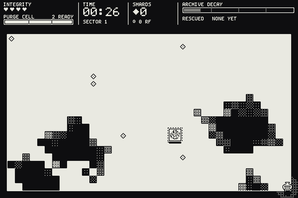 The BITROT playfield: a Friend among spreading blobs of dithered rot